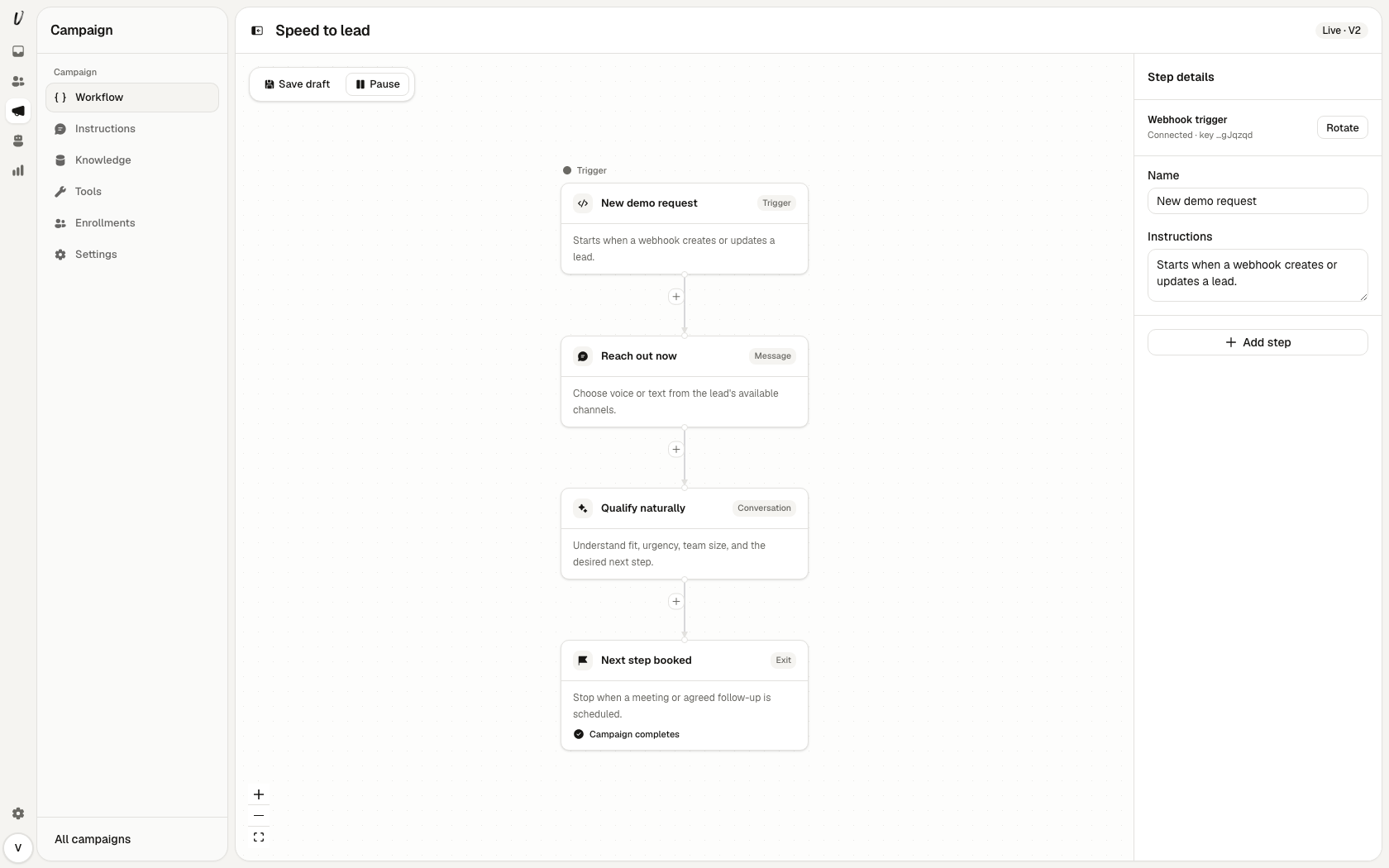 Booking written into field service software